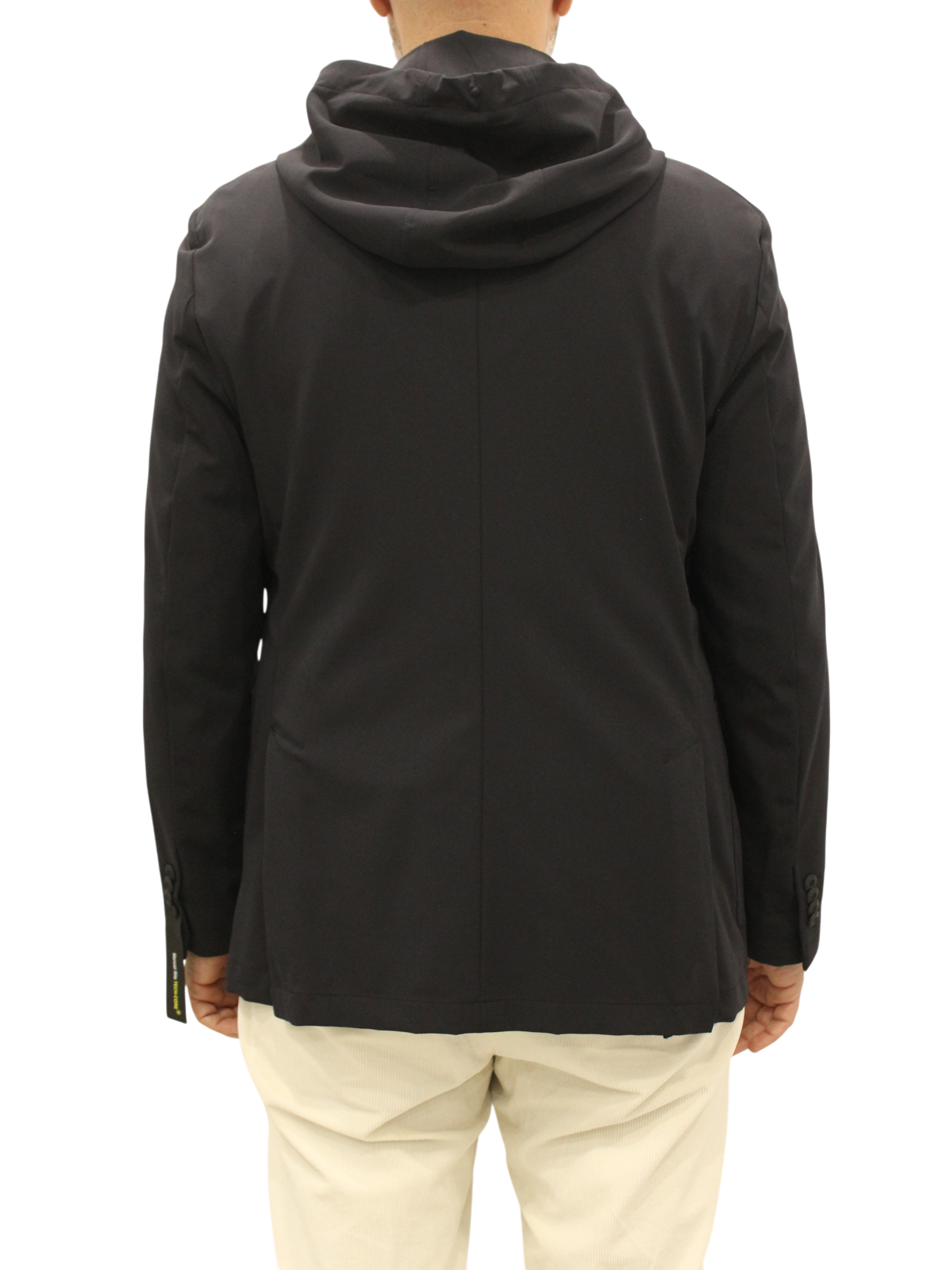 giacca in tessuto tecnico con cappuccio 3932G5003C 253759 99 MANUEL RITZ 