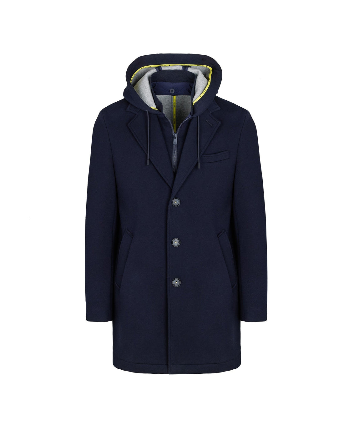 cappotto con cappuccio e pettorina 3932H8407C 253745 89 MANUEL RITZ 