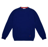MANUEL RITZ maglioncino con ricamo logo Blu