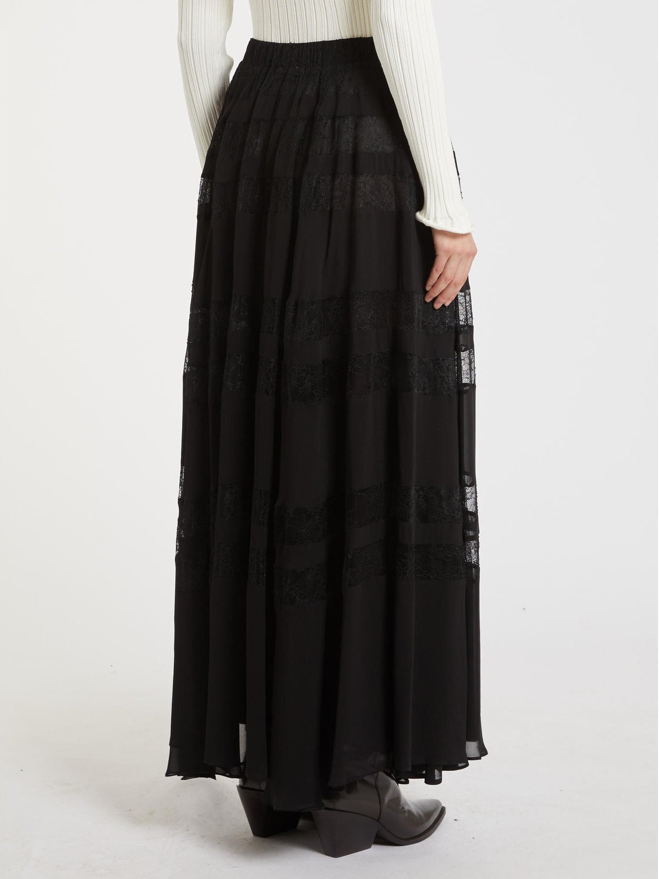 gonna con inserti in pizzo BIRD 001 MARella 