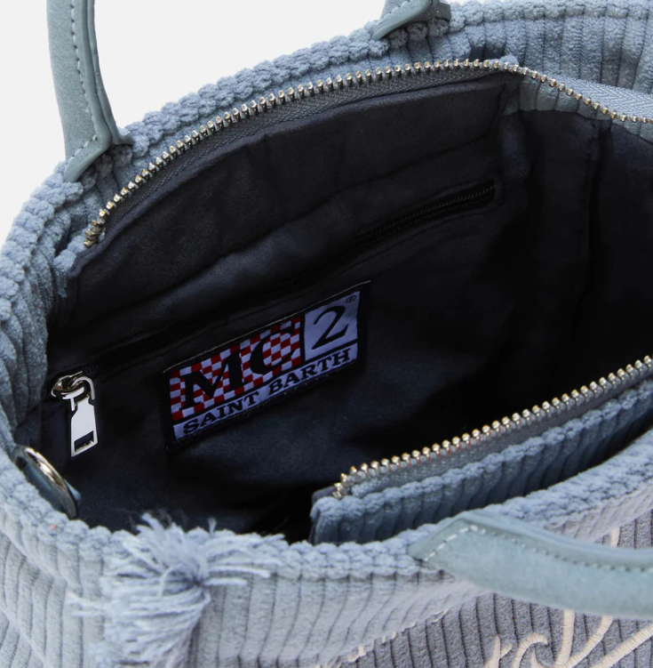 Borsa Vanity mini corduroy VANITY MINI CORDUROY 00299I MC2 SAINT BARTH 