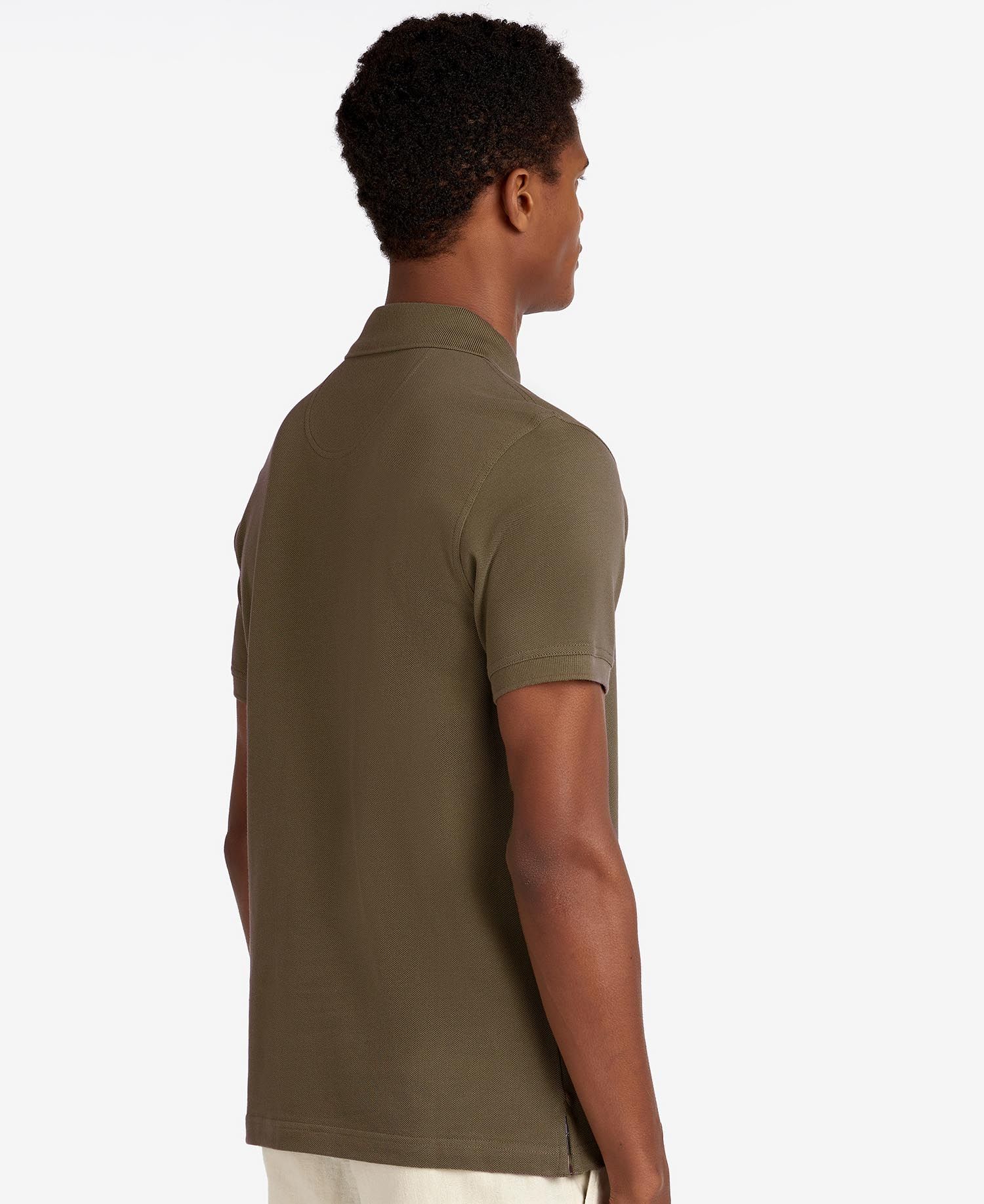 Polo con logo ricamato MML0012 OL51 BARBOUR 