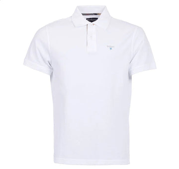 Polo con logo ricamato MML0012 WH11 BARBOUR 