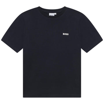 t-shirt mini logo petto J25P23 849 BOSS 