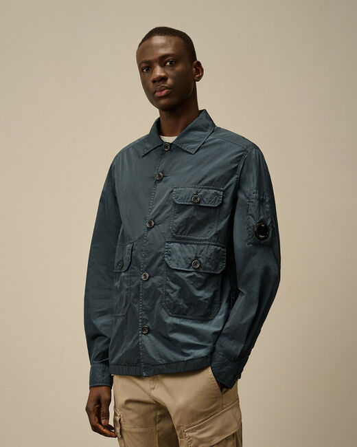 camicia con bottoni chrome r 18CMOS013A 005904G 891 CP COMPANY 