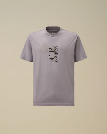 t-shirt con logo verticale 18CMTS138A 005100W 774 CP COMPANY 