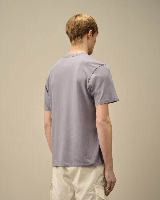 t-shirt con logo verticale 18CMTS138A 005100W 774 CP COMPANY 