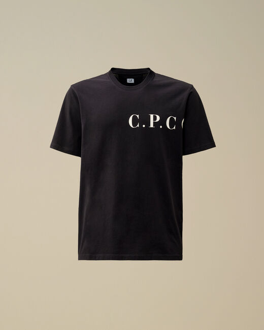 t-shirt front back logo 18CMTS139A 005100W 888 CP COMPANY 