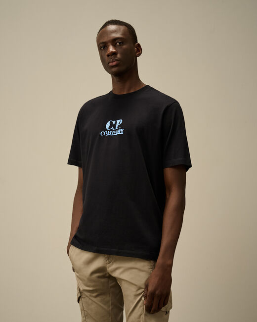 t-shirt con logo grafico 18CMTS143A 006586W 888 CP COMPANY 