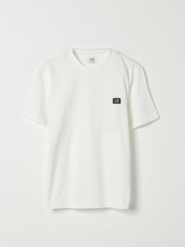 t-shirt con ricamo logo petto C6M008LAA17 10135 CP COMPANY KIDS 