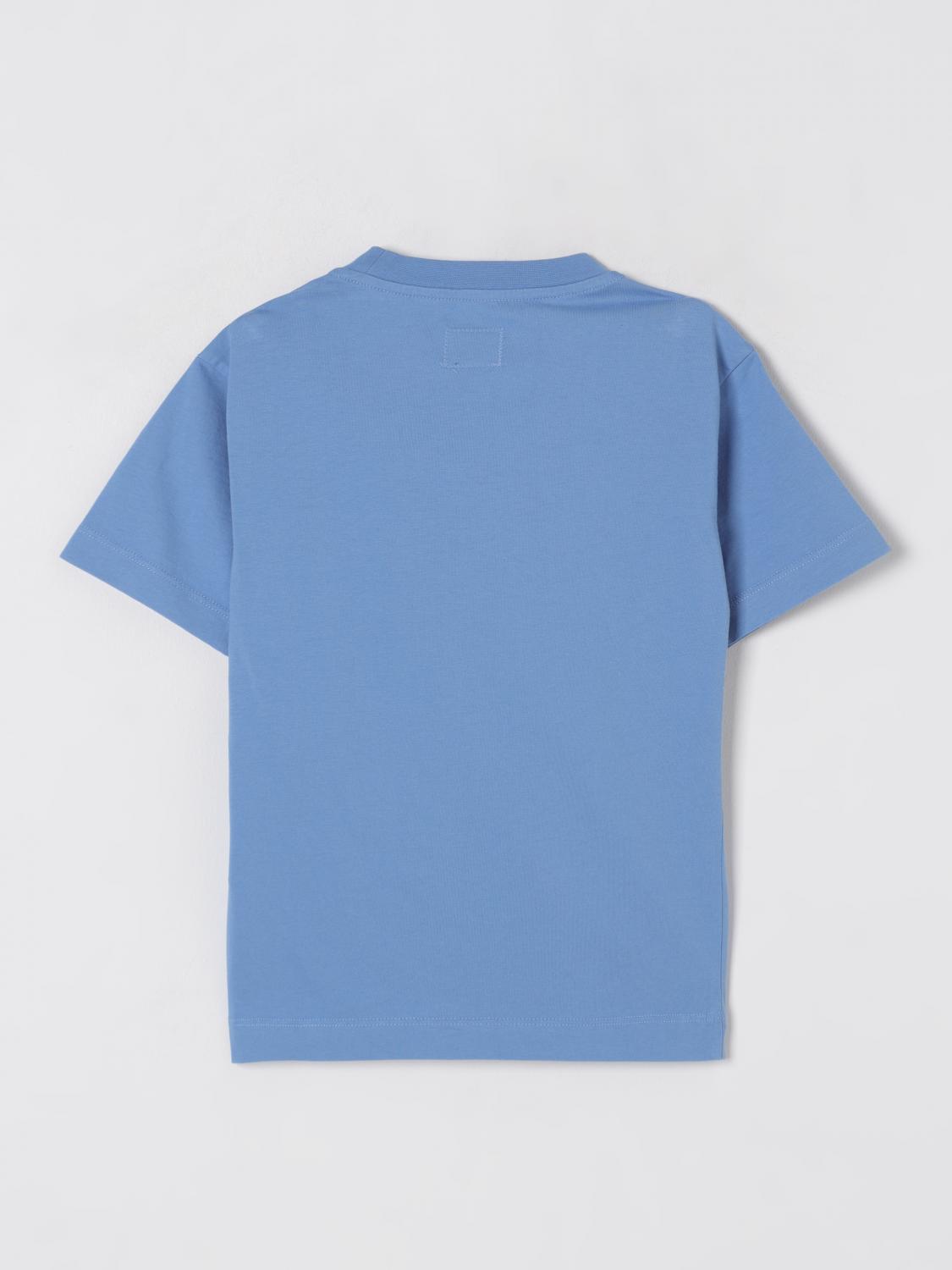t-shirt con ricamo logo petto C6M008LAA17 40532 CP COMPANY KIDS 