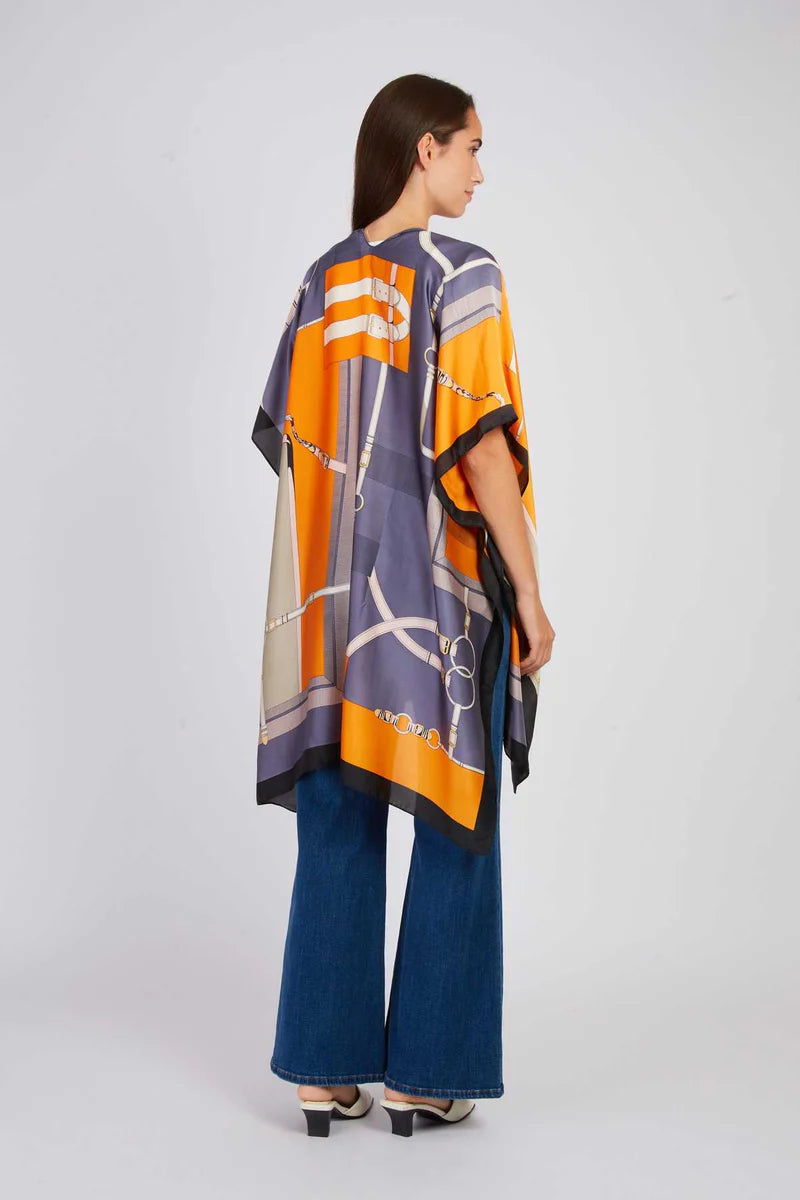 poncho over P585020 GRIS DERHY 