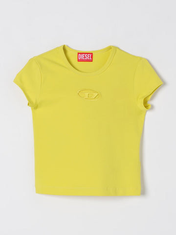 T-shirt con logo Oval d J01830 0AFAA K208 DIESEL 