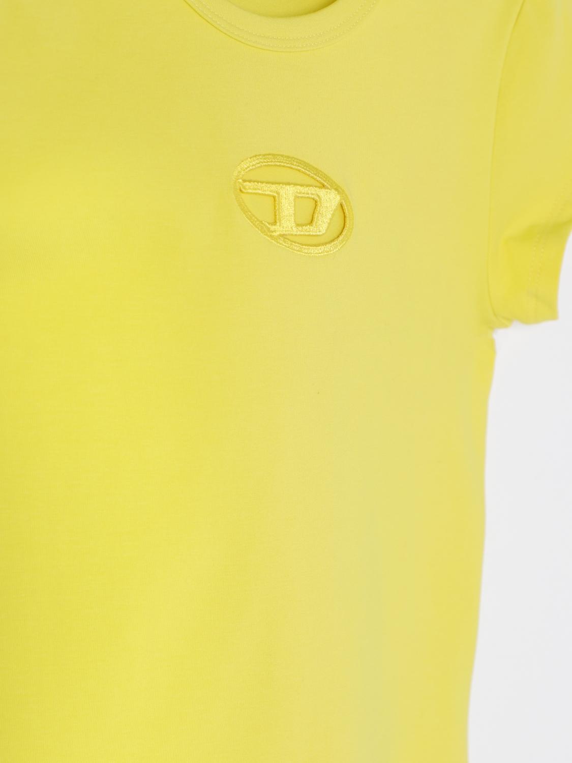 T-shirt con logo Oval d J01830 0AFAA K208 DIESEL 