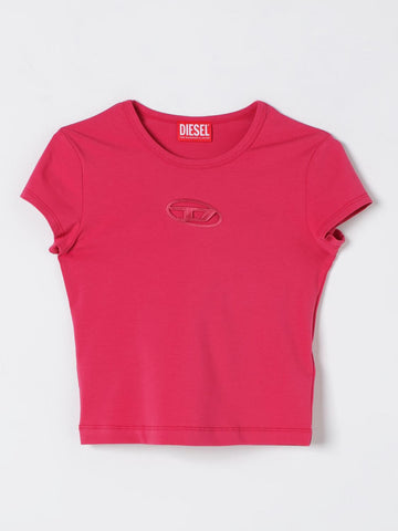 T-shirt con logo Oval d J01830 0AFAA K362 DIESEL 