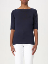 DONDUP t-shirt scollo a barca Blu