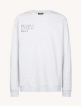 DONDUP felpa con logo laterale Bianco