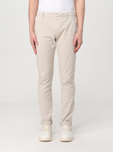 DONDUP pantalone gaubert con bottone e zip Beige