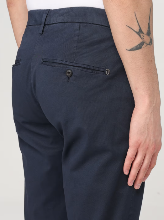 pantalone gaubert con bottone e zip UP235GS0096UPTD 890 DONDUP 