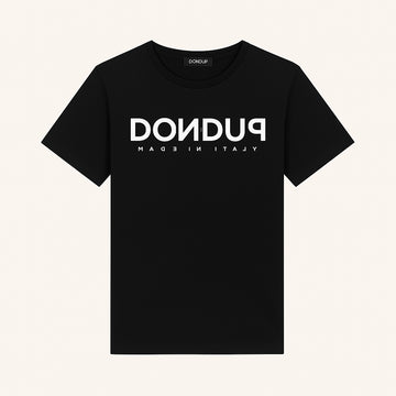 t-shirt logo made in italy US198JF0271UIS8 999 DONDUP 