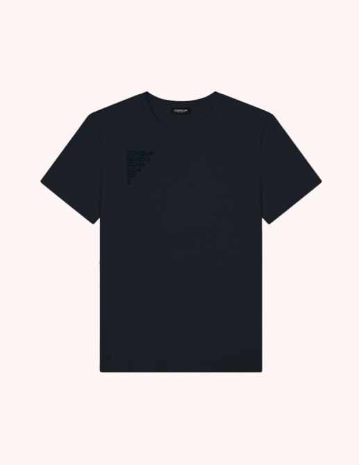 t-shirt con logo in tono US198JF0309UIT9 890 DONDUP 