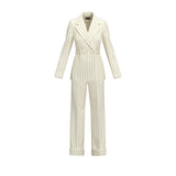 EMME MARELLA completo gessato Bianco