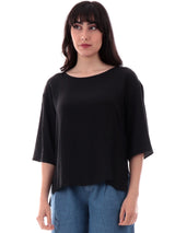 EMME MARELLA blusa in seta Nero