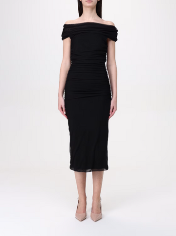 abito in jersey stretch H.V3586SA.4242 NERO HANITA 