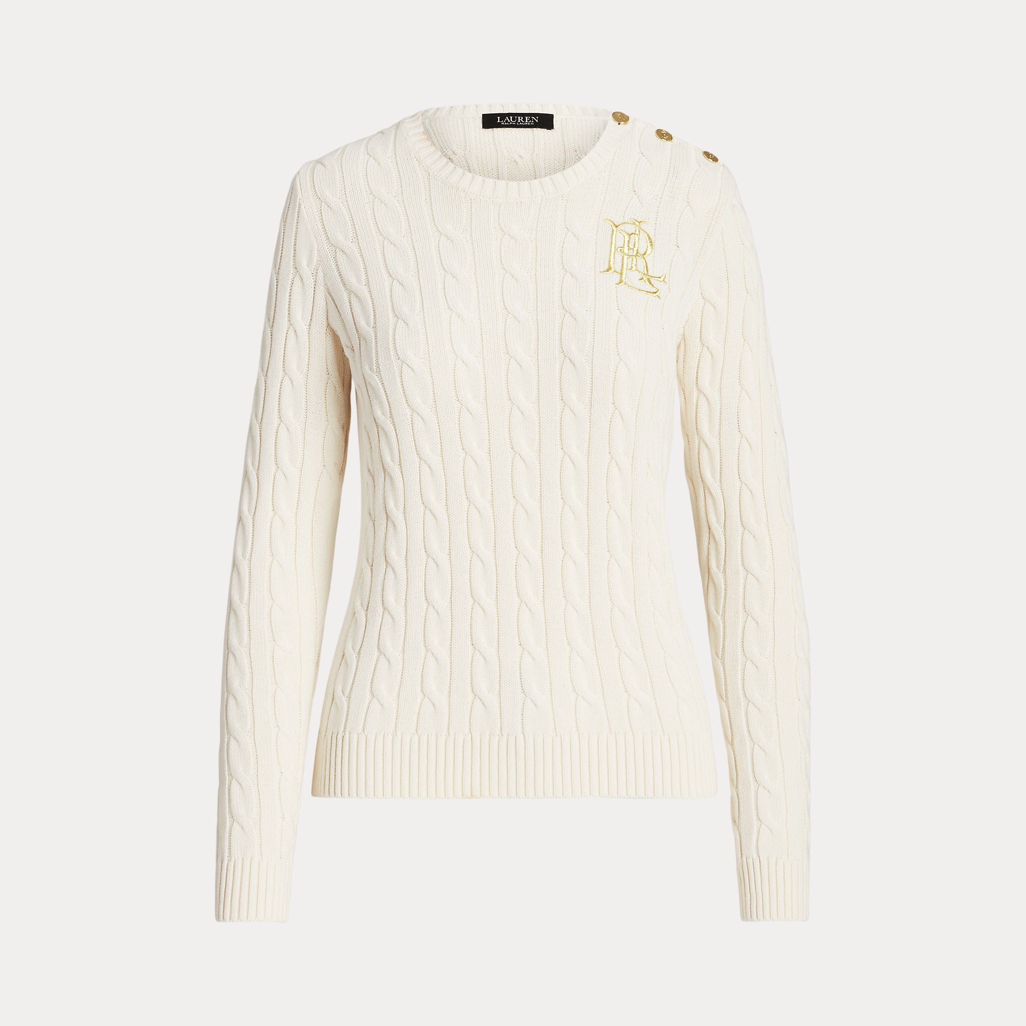 maglioncino ricamo logo e bottoni 200-932223 002 LAUREN RALPH LAUREN 