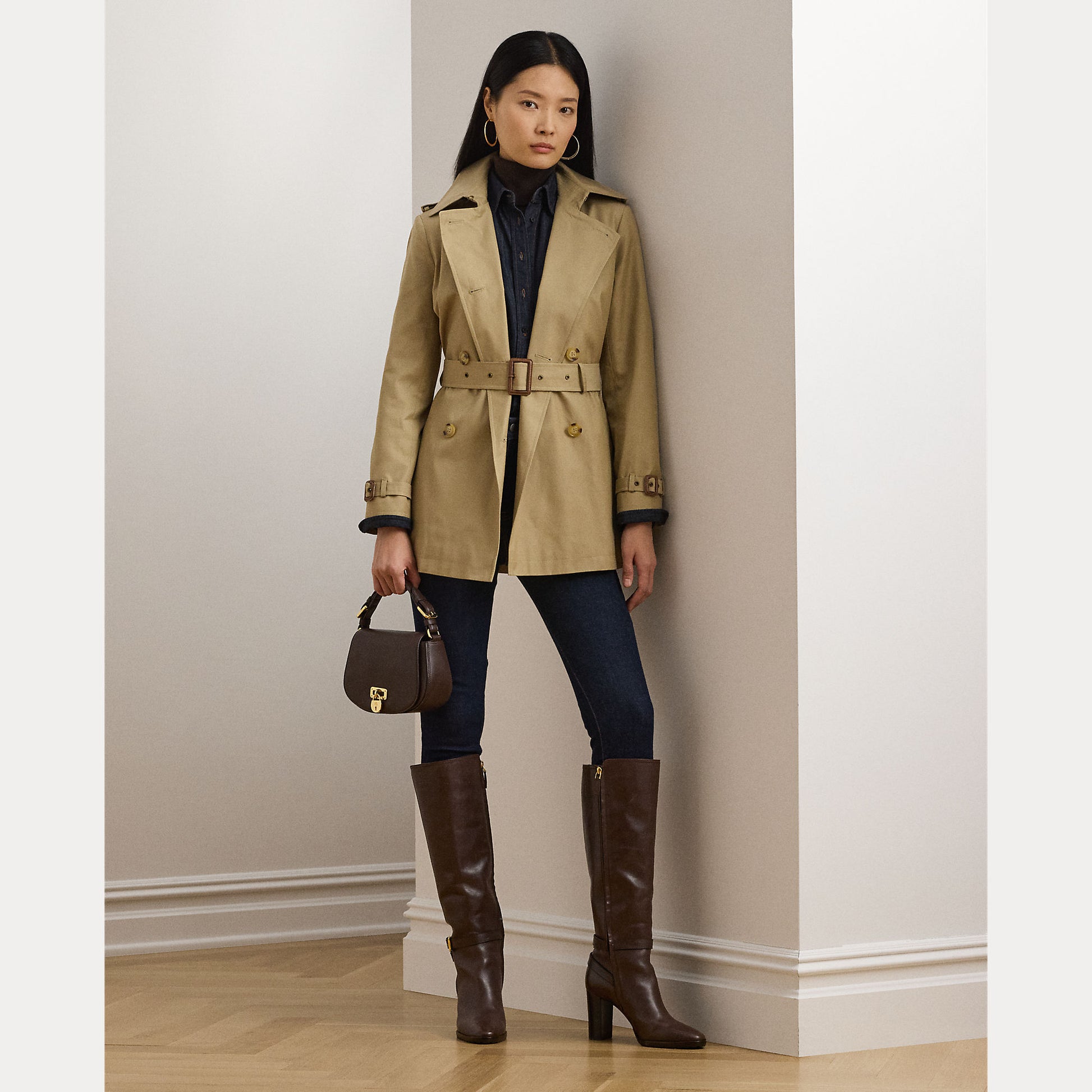 trench corto 297-967126 002 LAUREN RALPH LAUREN 