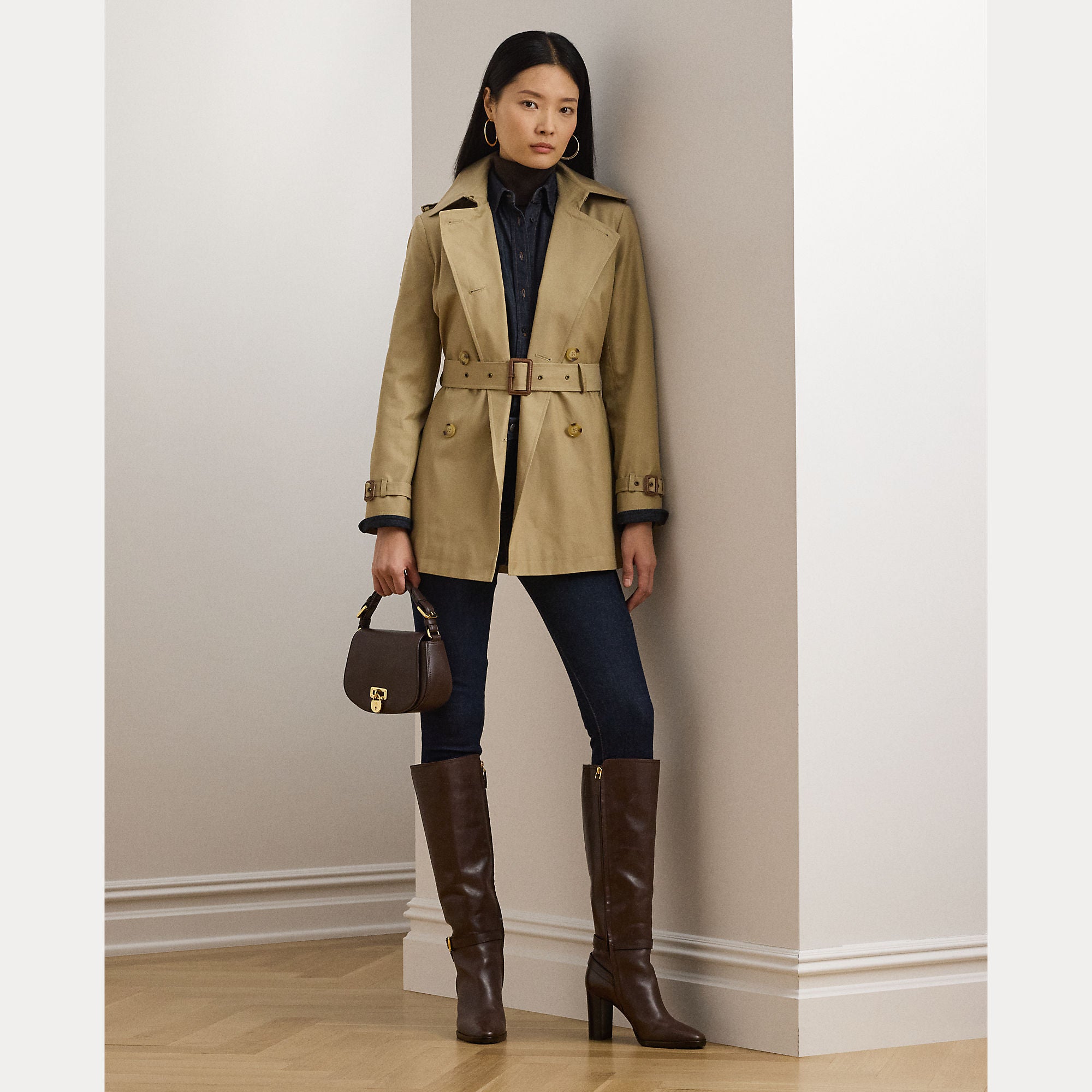 trench corto 297-967126 002 LAUREN RALPH LAUREN 
