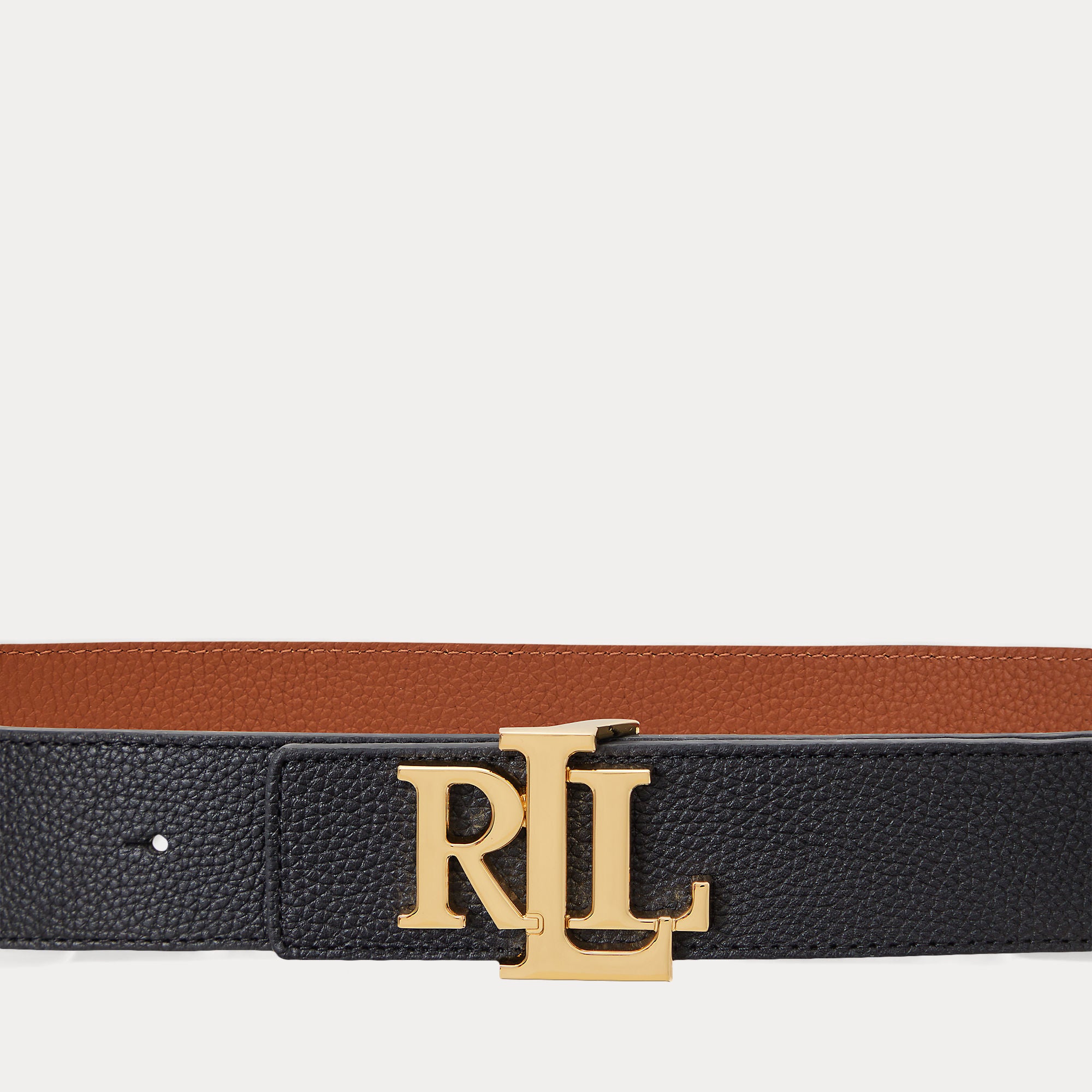 cintura in pelle gommatizzata 412-912040 001 LAUREN RALPH LAUREN 