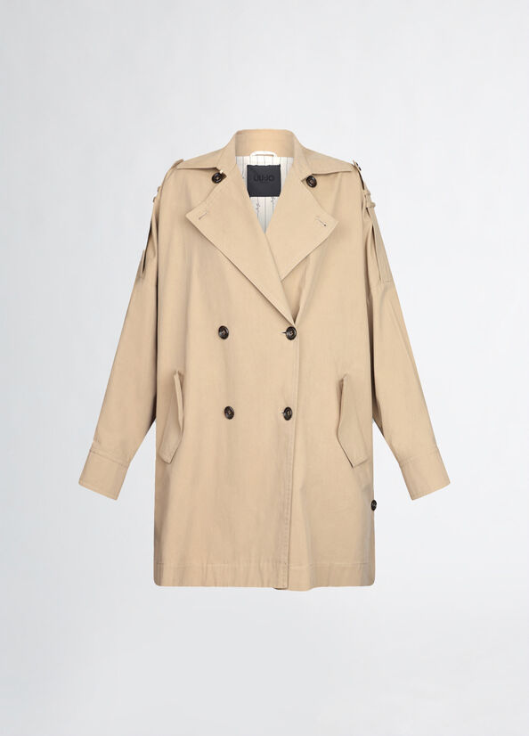 Trench in gabardine CA5208T2940 X0649 liU JO 