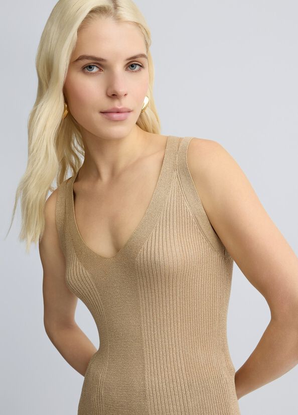top maglia in lurex WA5057MS64J A4342 liU JO 