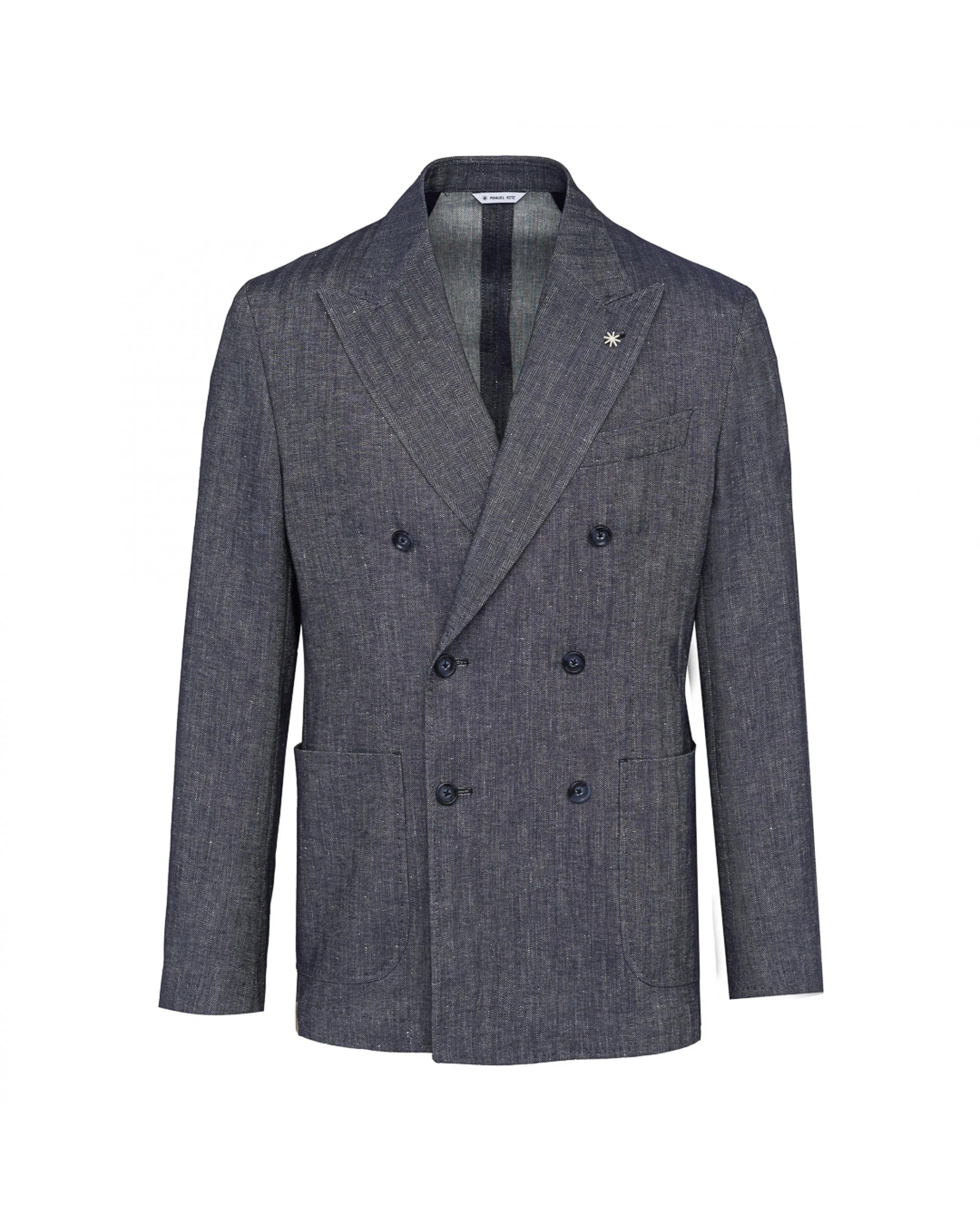 giacca doppiopetto lino 3832G2738 253124 89 MANUEL RITZ 