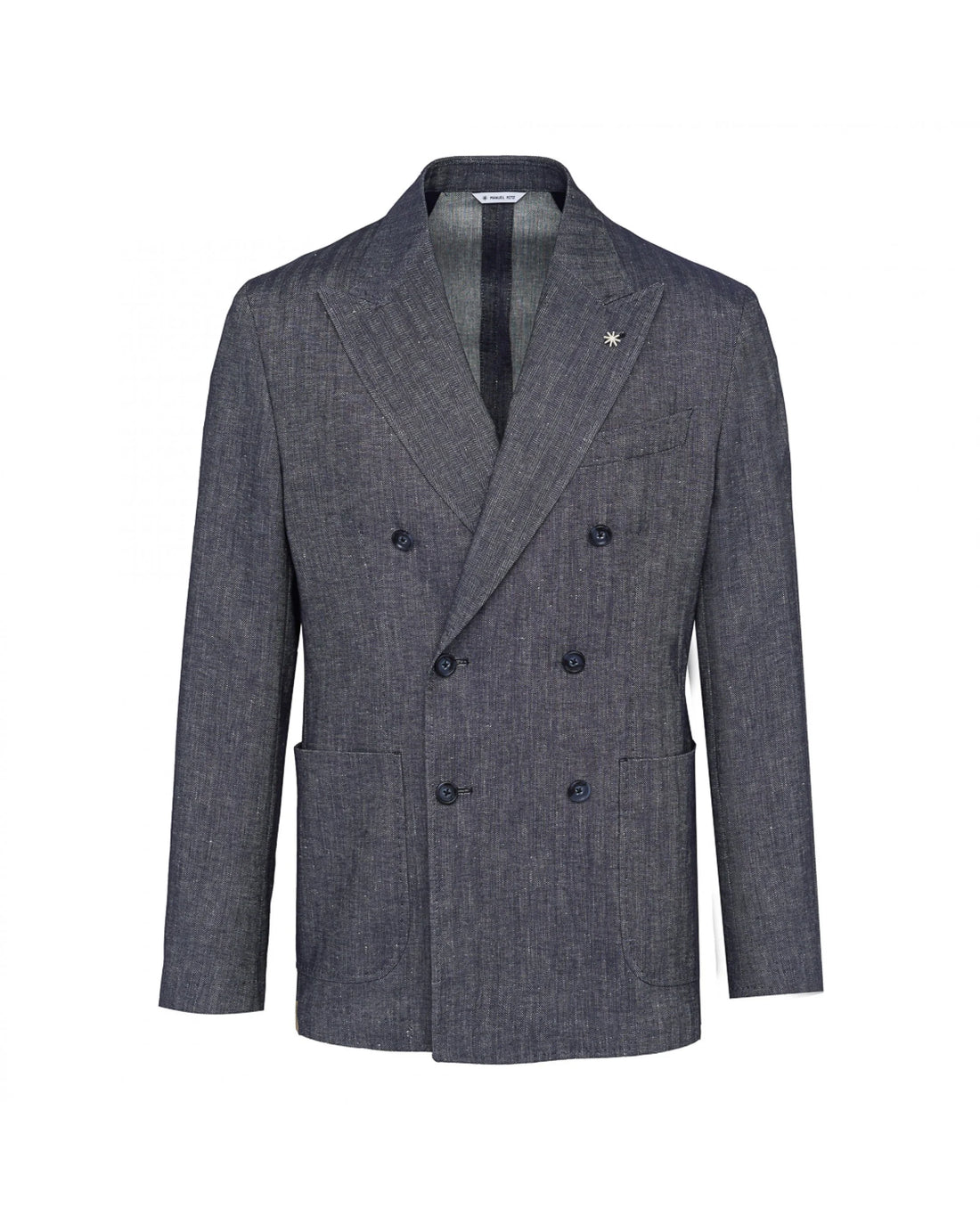 giacca doppiopetto lino 3832G2738 253124 89 MANUEL RITZ 