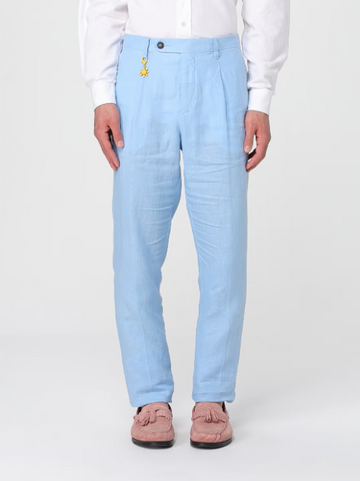 pantalone in lino 3832P1648L 253127 82 MANUEL RITZ 