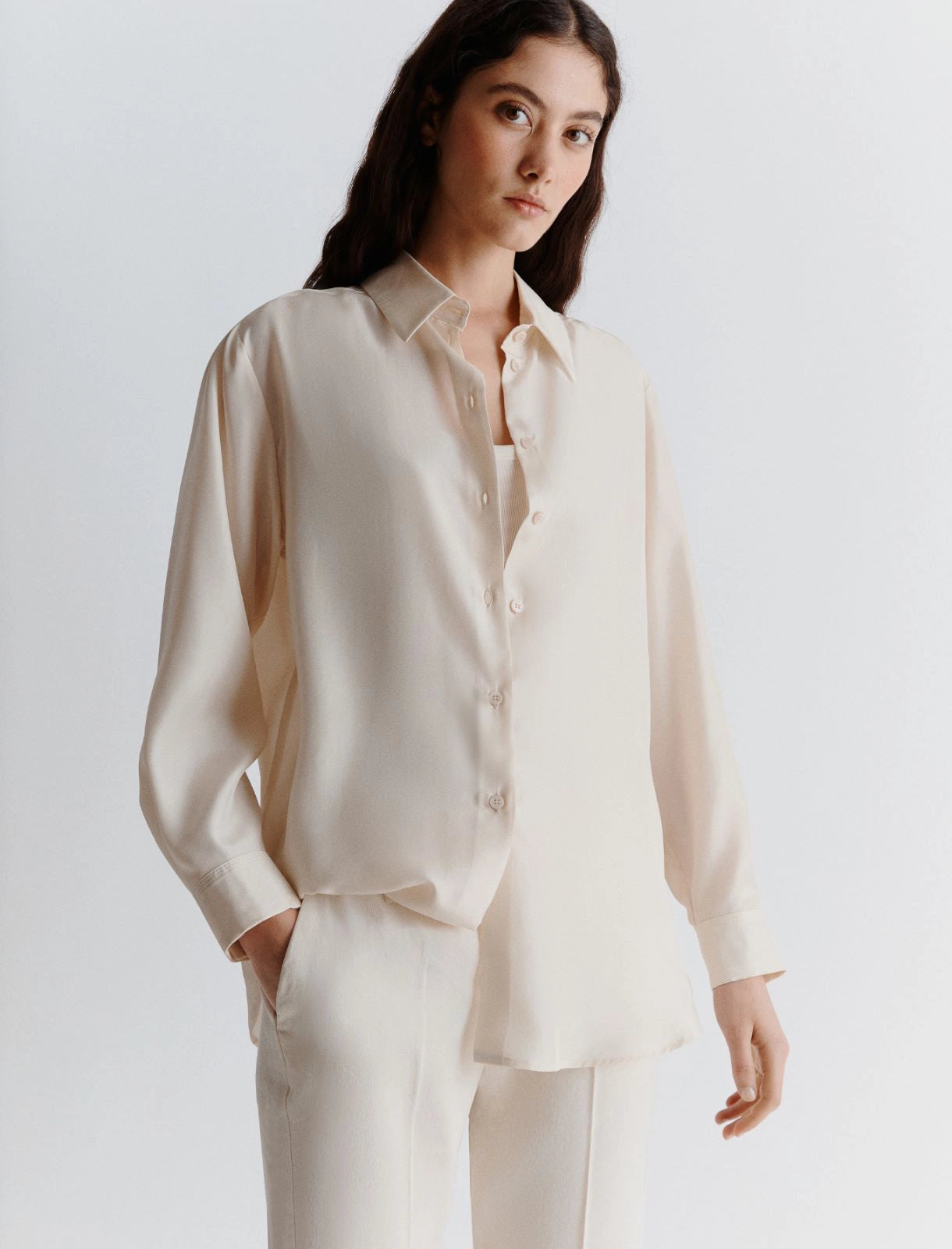 camicia di pura seta ALEC 003 MARella 