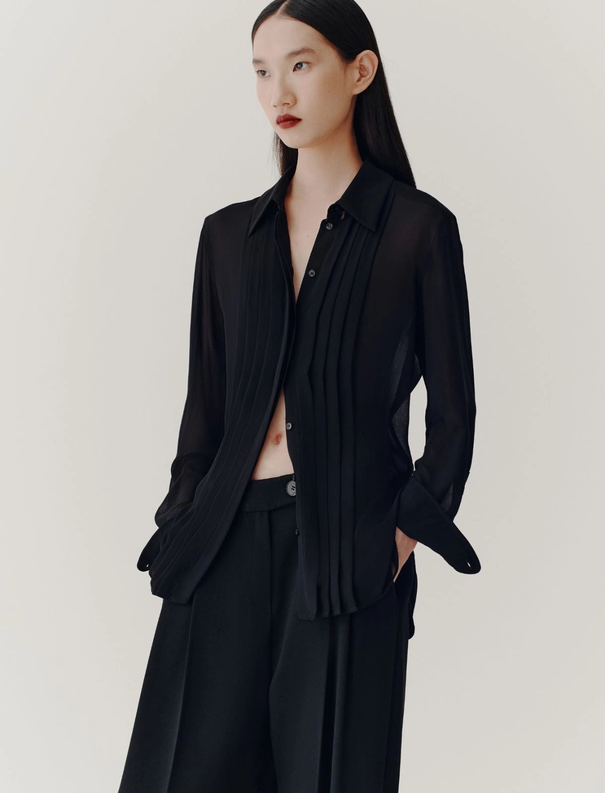 camicia in georgette ENTRY 002 MARella 