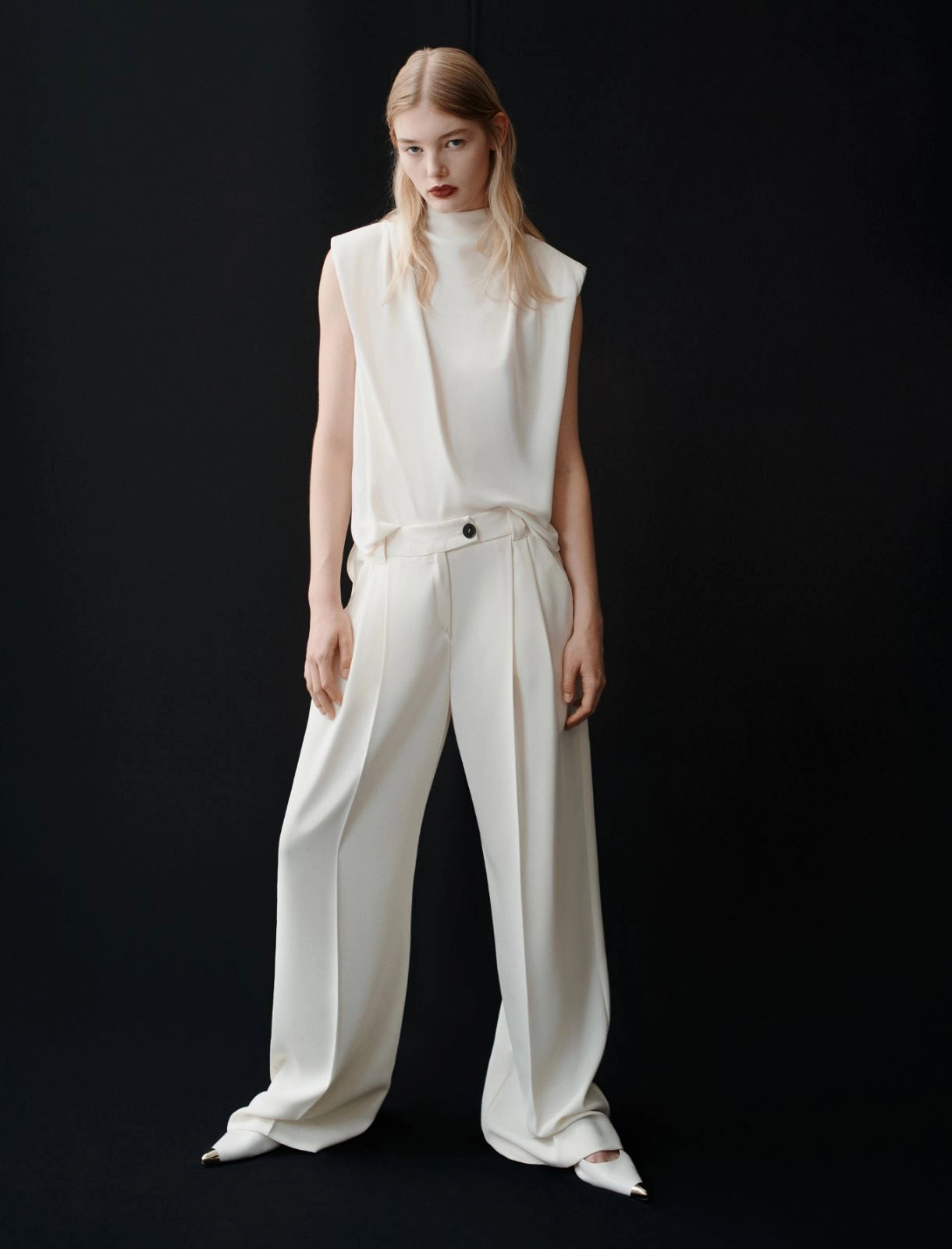 pantalone in envers satin OLINTO 001 MARella 