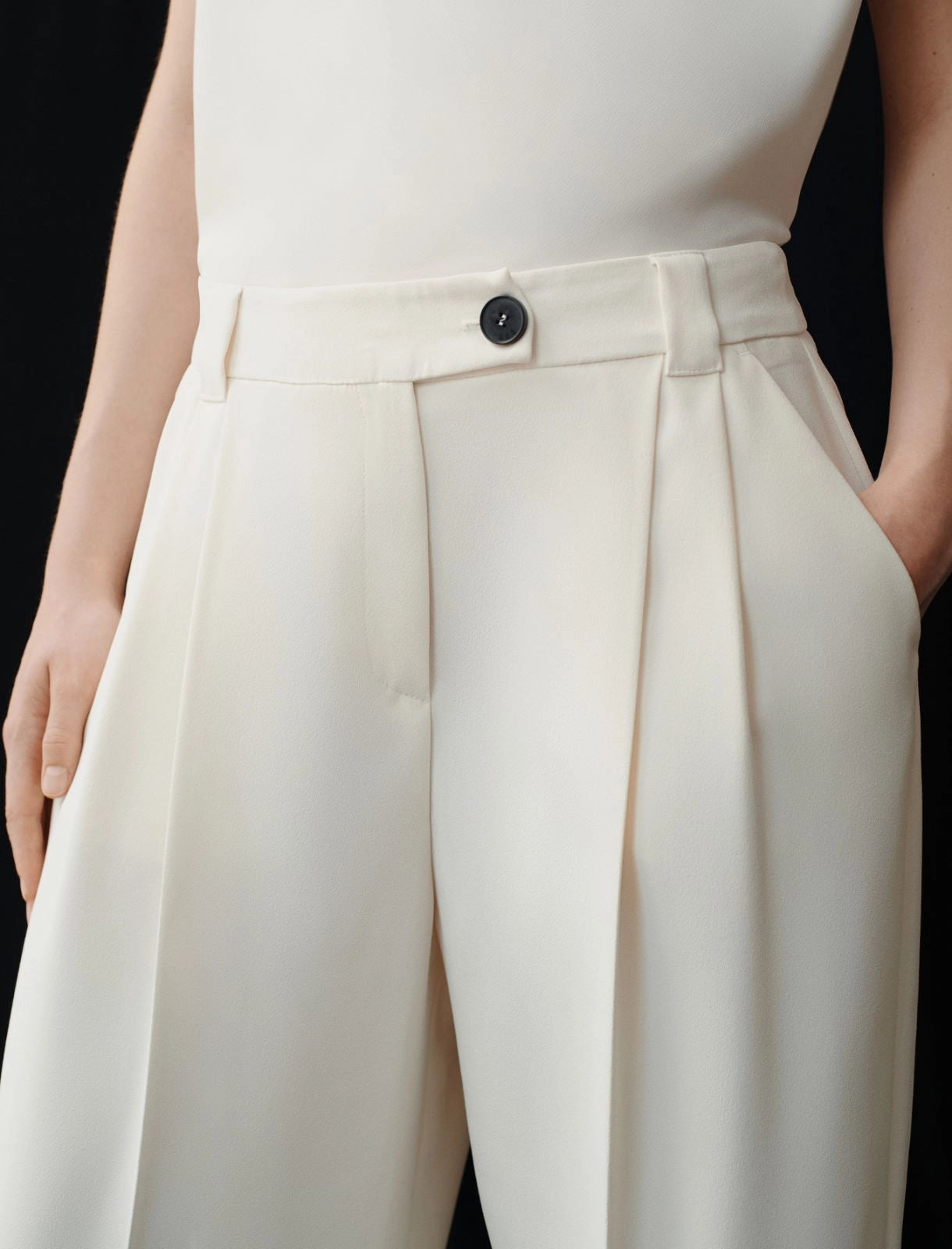 pantalone in envers satin OLINTO 001 MARella 