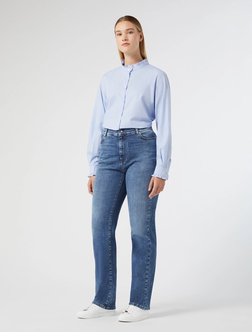 jeans in denim di cotone VOLTA 005 MARINA RINALDI 