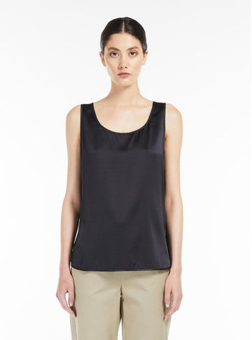 top in raso di seta PAN 006 MAXMARA 
