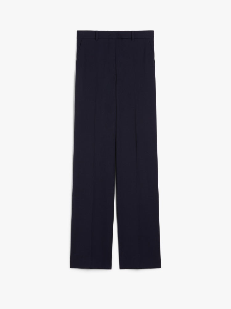 pantalone dritto in satin lana QUASAR 004 MAXMARA 