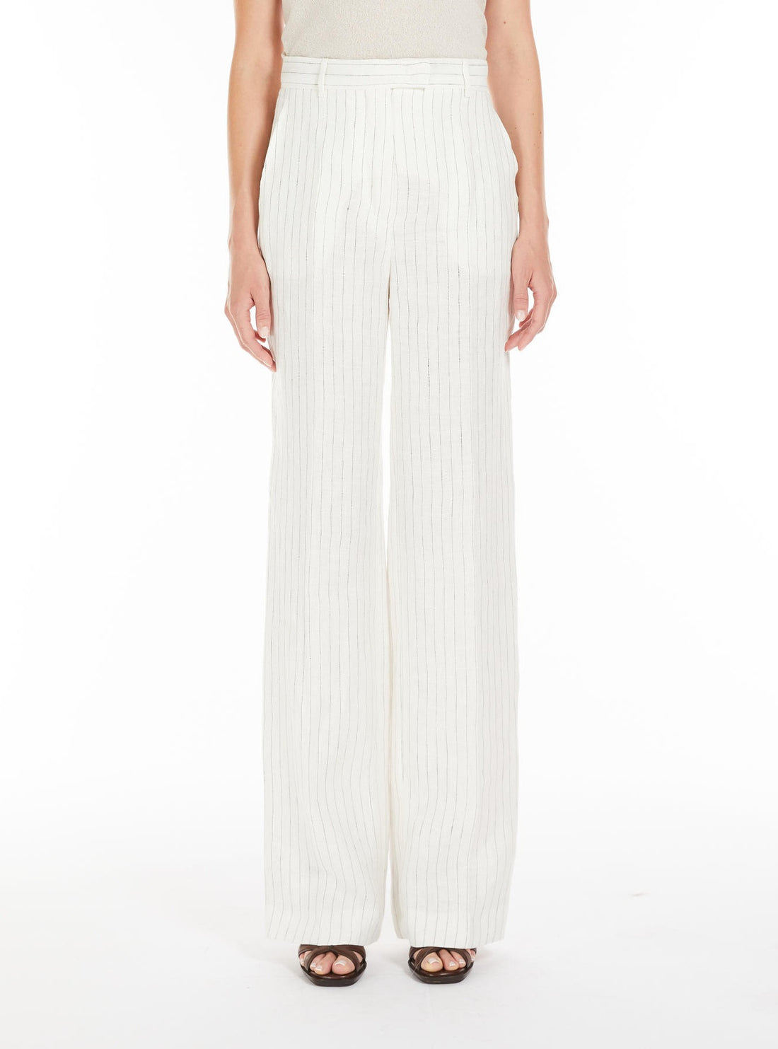 pantalone in lino melange SATIRA 007 MAXMARA 