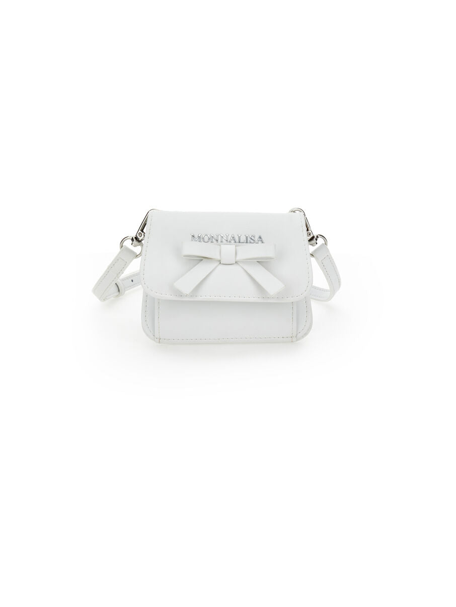 borsa in pelle con fiocco 17E001 5081 0001 MONNALISA 