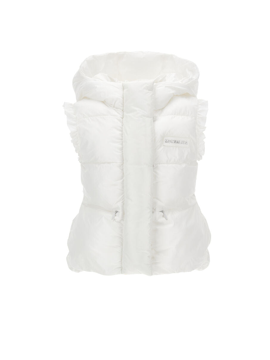 gilet con cappuccio 17E101 5040 0099 MONNALISA 