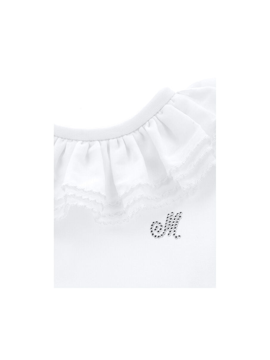 camicia con logo petto 37E300 5001 0099 MONNALISA 