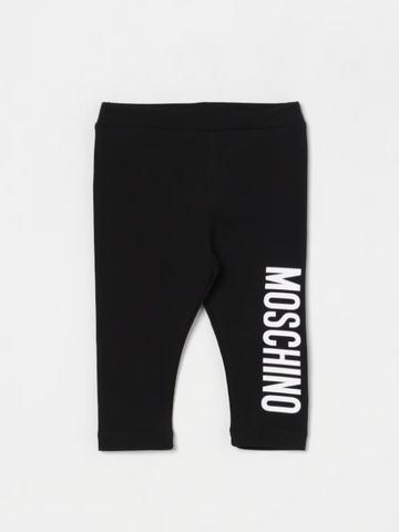 leggins con maxi logo MDP03DLBA00 60100 MOSCHINO KIDS 