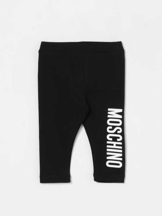 leggins con maxi logo MDP03DLBA00 60100 MOSCHINO KIDS 